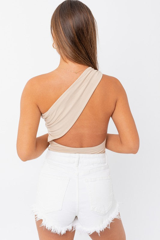 Serene One Shoulder Bodysuit