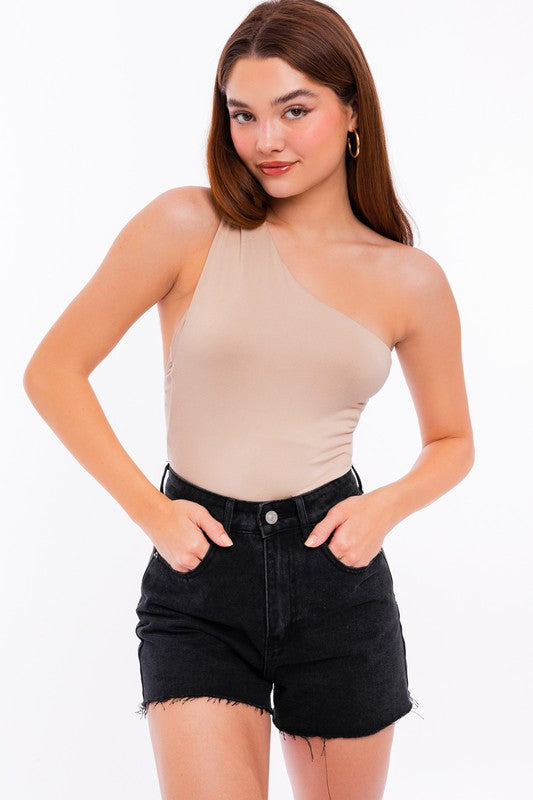 Serene One Shoulder Bodysuit