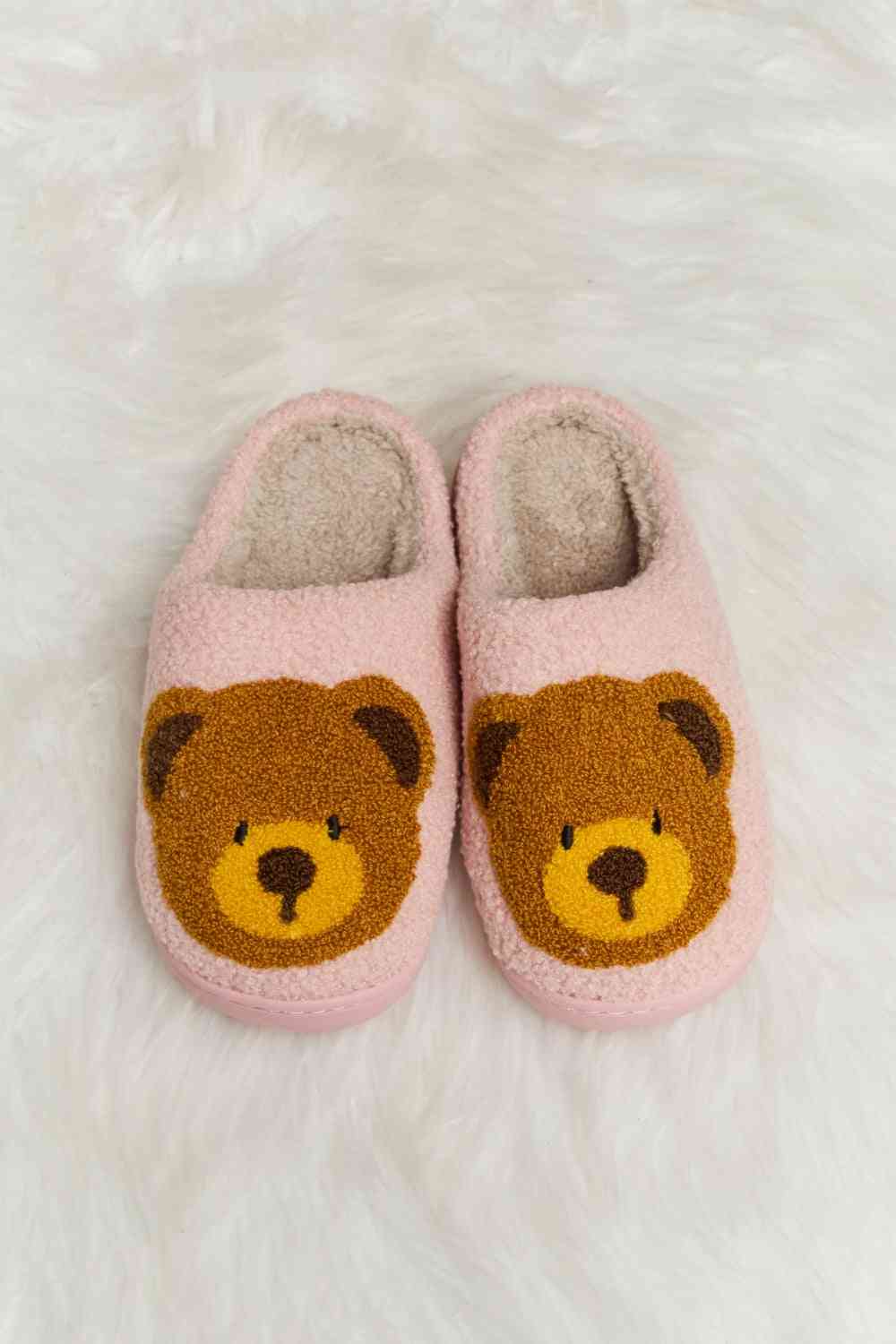 Osito Cariñoso Plush Slide Slippers