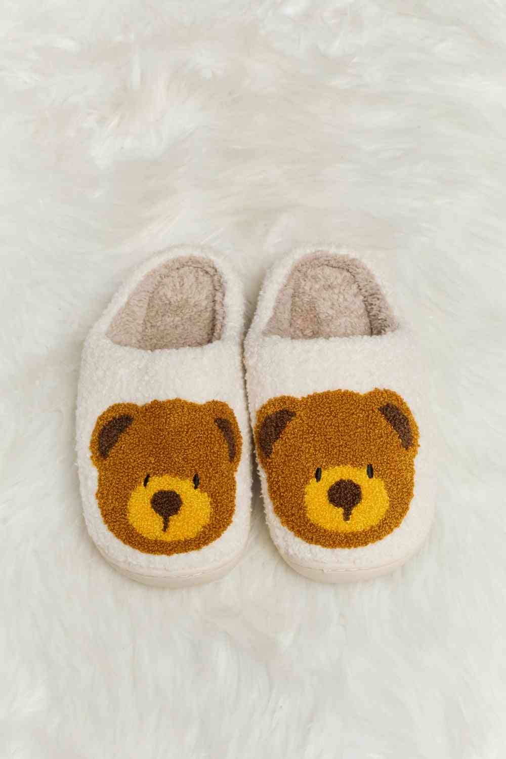 Osito Cariñoso Plush Slide Slippers